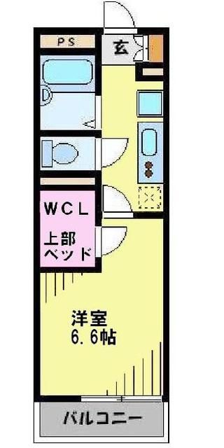 埼玉県坂戸市伊豆の山町（アパート）の賃貸物件の間取り