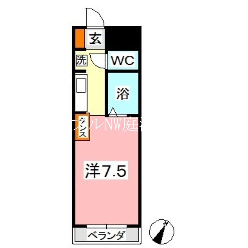 フォーバスIの間取り