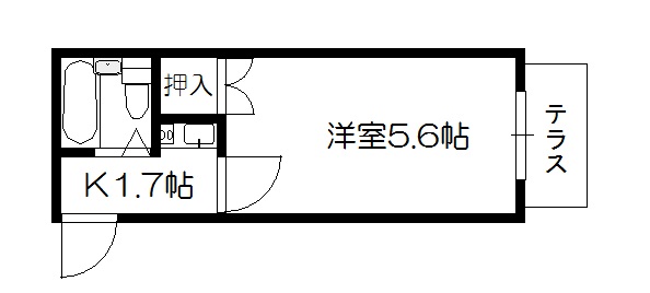 リバーサイド楽々園の間取り