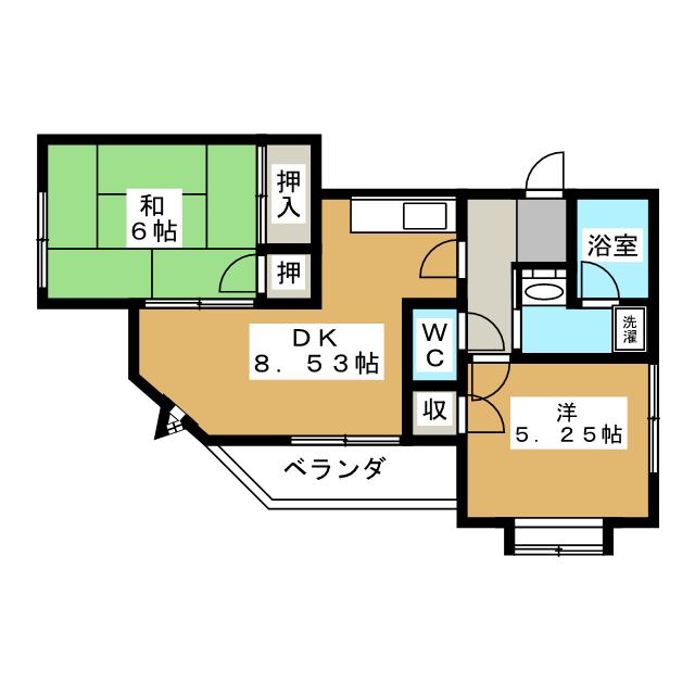 ガーデンヒル千葉寺の間取り