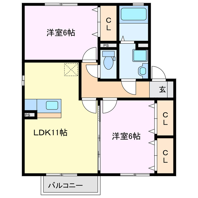 シティコートの間取り