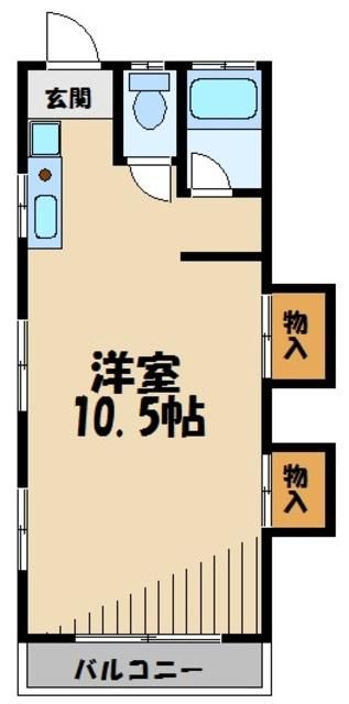 【所沢市緑町のマンションの間取り】