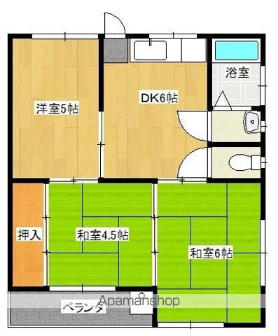 LEO-WAKABA Iの間取り写真