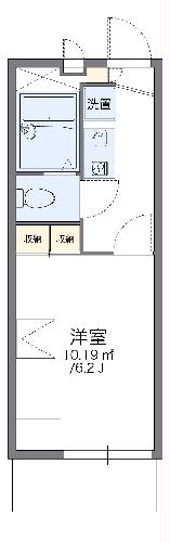 【レオパレスパヴィヨン　ブランの間取り】