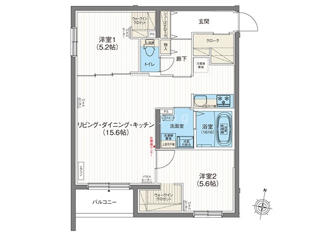 エフュート南円山の間取り