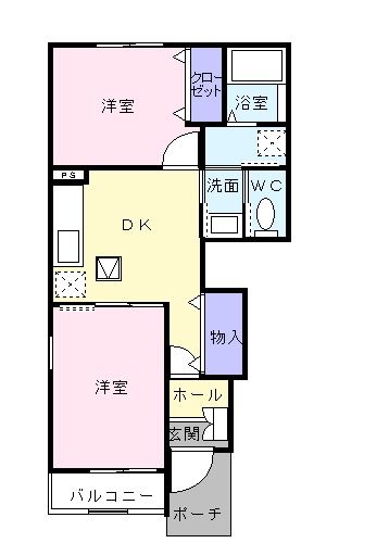 【デメテール　IIの間取り】