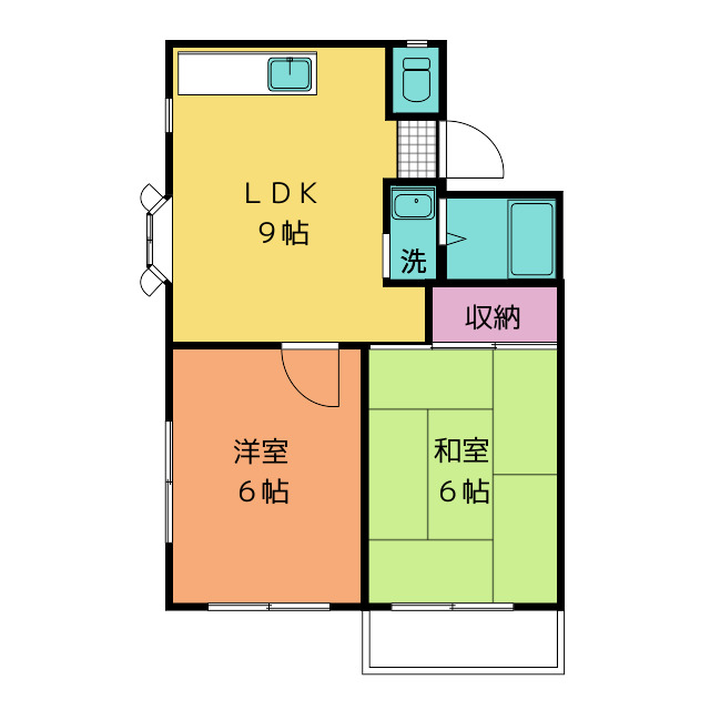 【大田区西糀谷のマンションの間取り】