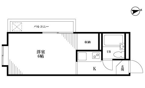 ロイヤルコート206の間取り