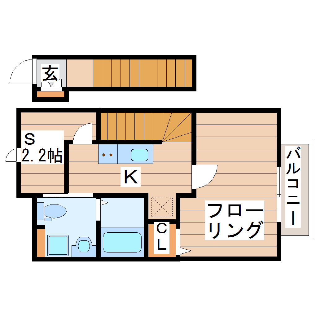 【シンティラーレ小松島の間取り】