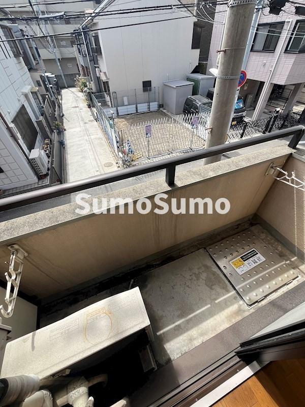 バルコニー　落ち着いた時間を過ごせるバルコニーです