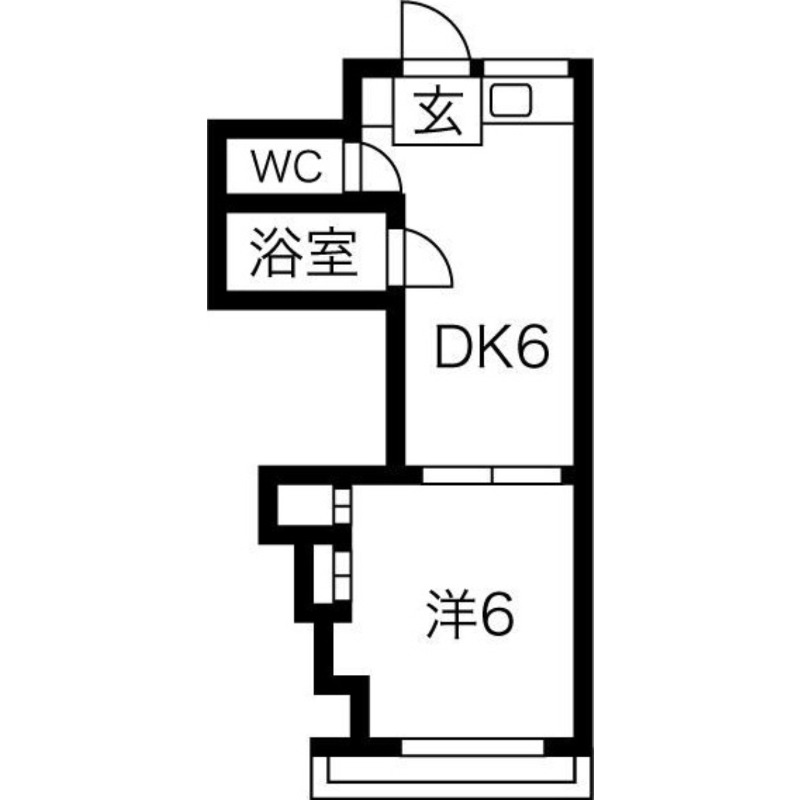 ル・クレアKの間取り