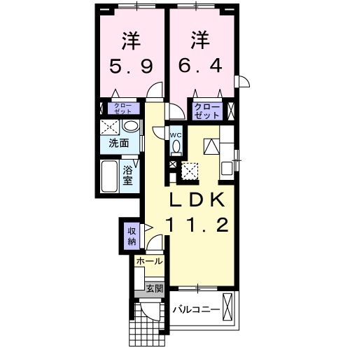 アプローズIの間取り