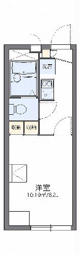 レオパレスロータスの間取り