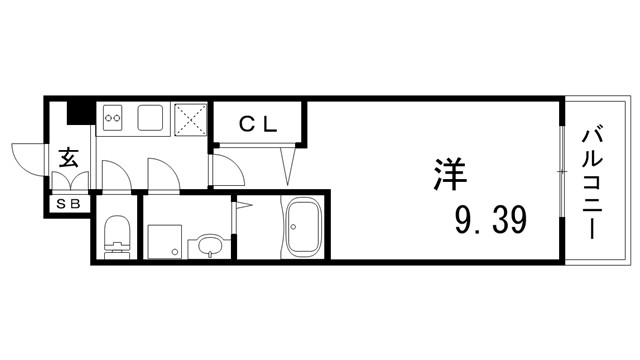 SPコート神戸の間取り