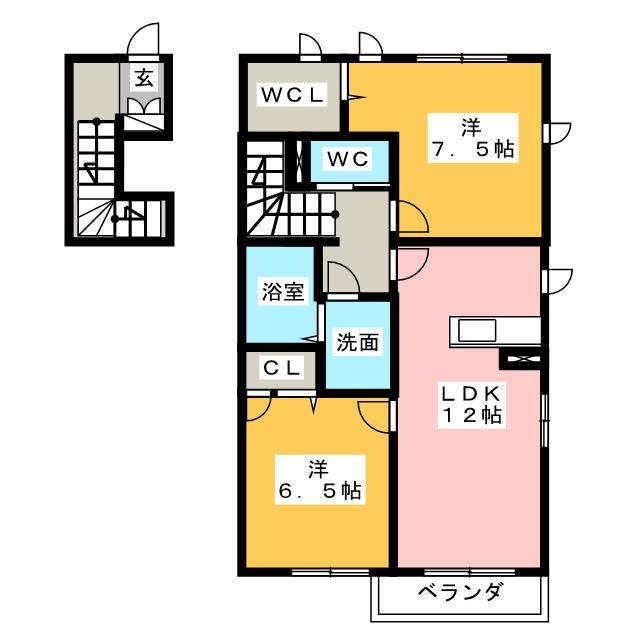 レフィシア　Ａ棟の間取り