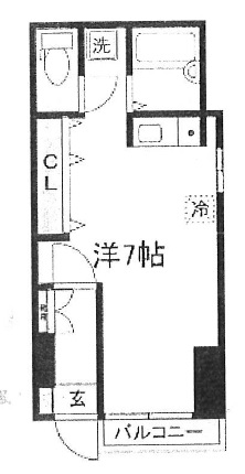 大田区蒲田本町のマンションの間取り