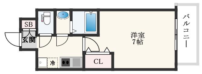 LIVIAZ OSAKA Veriteの間取り