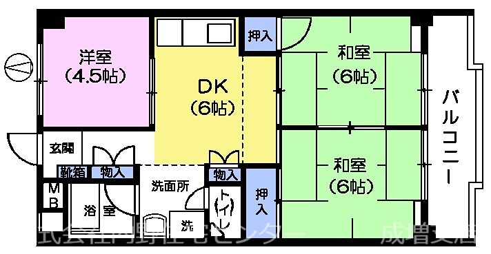 【コーポチェリーの間取り】