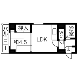 グランビュー中島公園の間取り