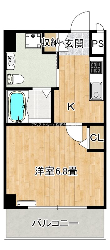 エルプレイス堺の間取り