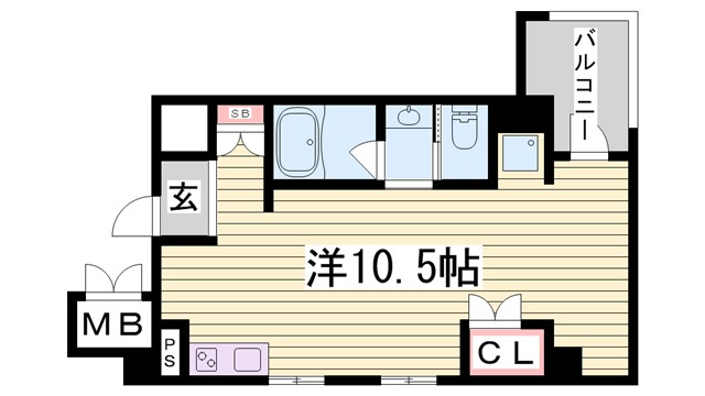 ワコーレヴィータ下沢通の間取り