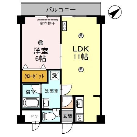 ジュネス堅田の間取り