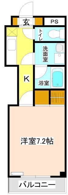彩ハイツの間取り