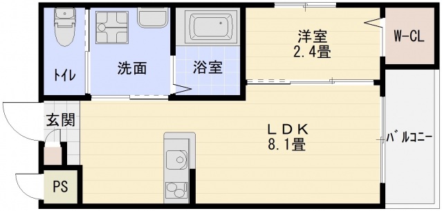 エヌエムキャトフヴァンセットの間取り