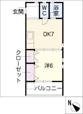 アクセスコートVIIの間取り