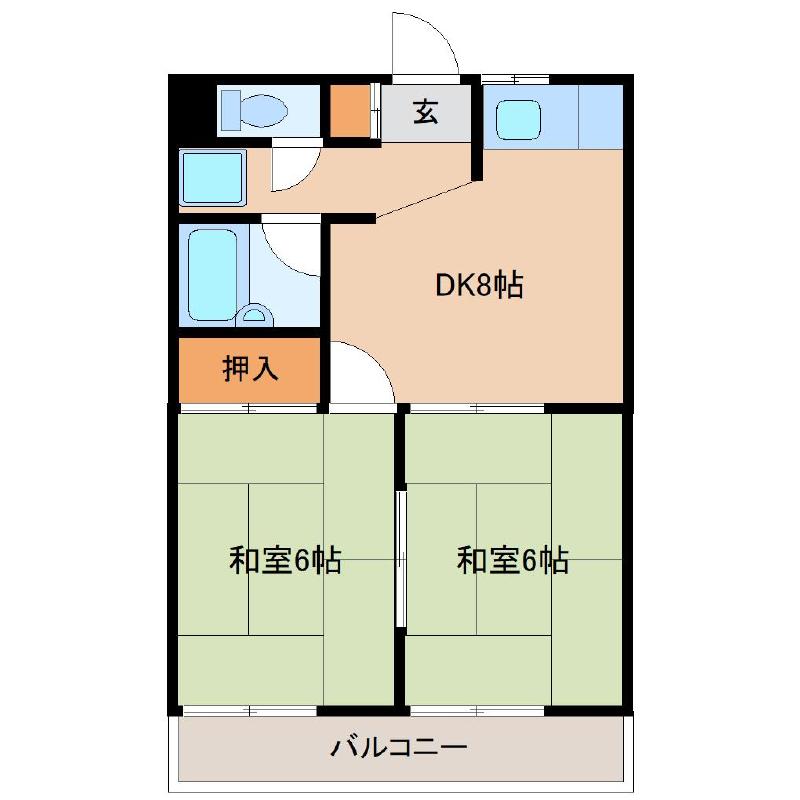 ハイツブライトの間取り