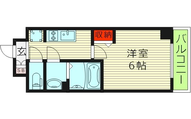 グランカリテ大阪城EASTの間取り