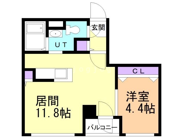 カサヴェルデ平岸の間取り