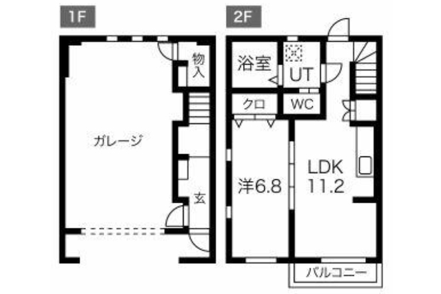 YMオートヴィラ A棟の間取り