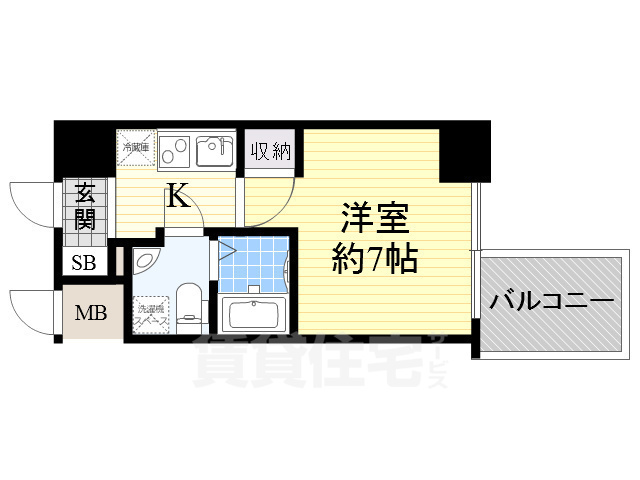 APRILE南森町の間取り