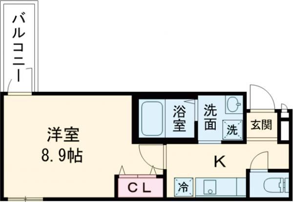 フジパレス河内山本ノースの間取り