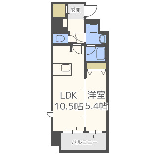 プレサンス松屋町駅前デュオの間取り