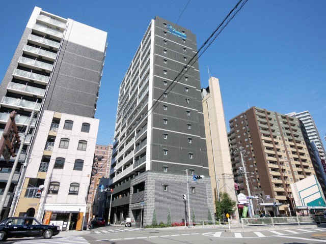 【プレサンス松屋町駅前デュオの建物外観】