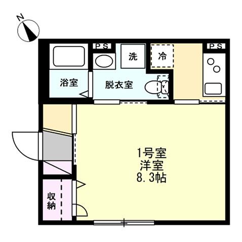 ベイルーム相模原の間取り