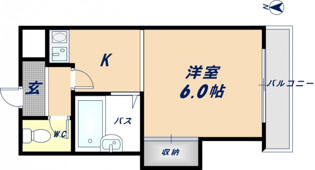 リバーサイド瓢箪山の間取り