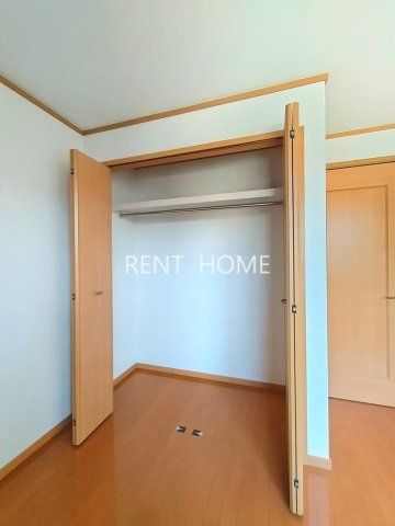 収納　大容量のクローゼット付です。