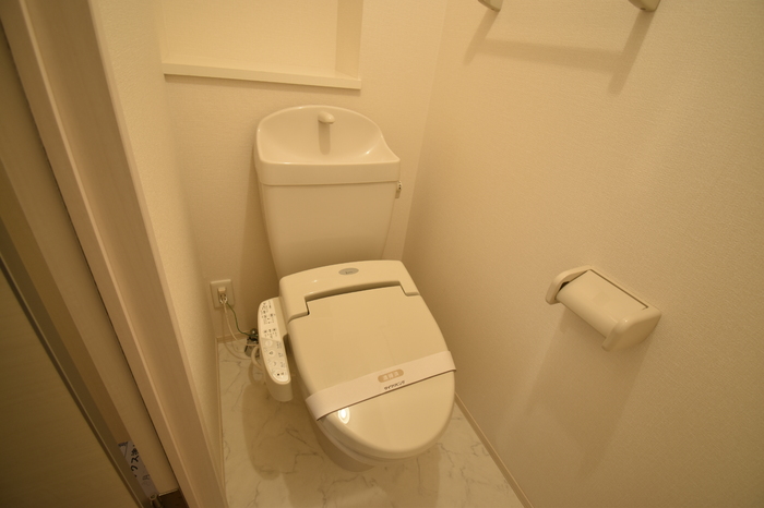 トイレ　ゆったりとした空間のトイレです