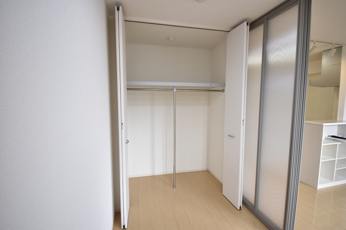 収納　たっぷりとした収納スペースです