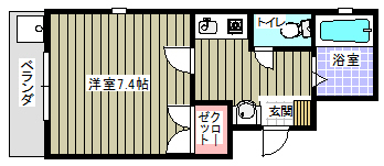 サクシードIの間取り写真