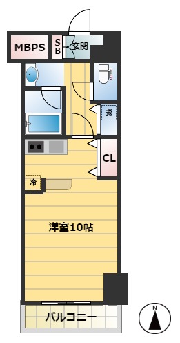 フローラル中葛西Vの間取り