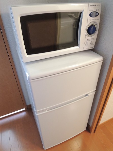その他設備　冷蔵庫。電子レンジ