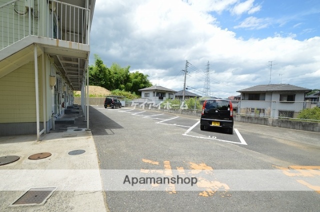 駐車場　眺望