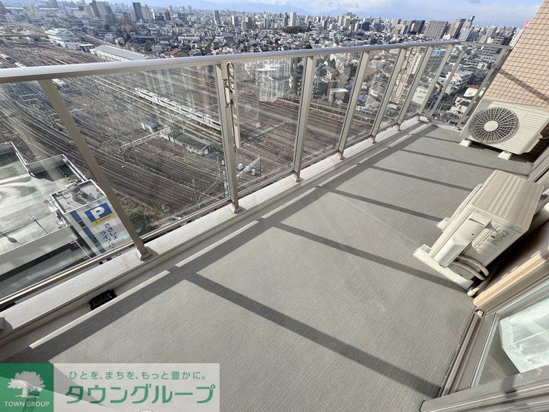 バルコニー　庭