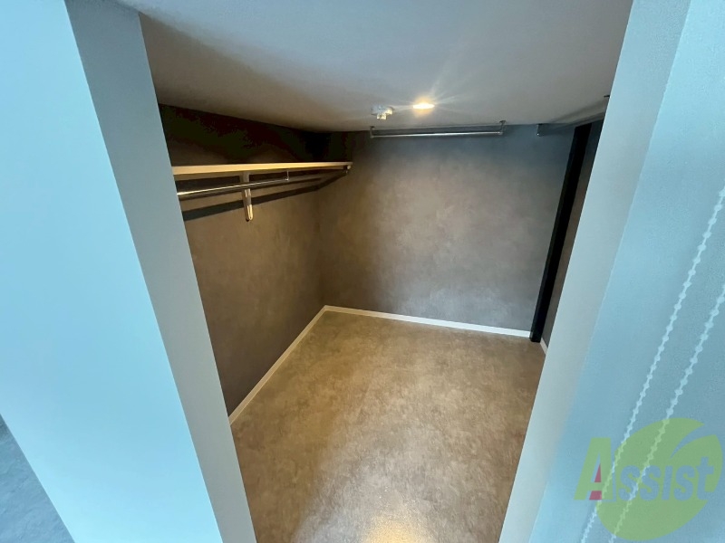 収納　洋室にはクローゼットがあるのですっきり片付きそうです。