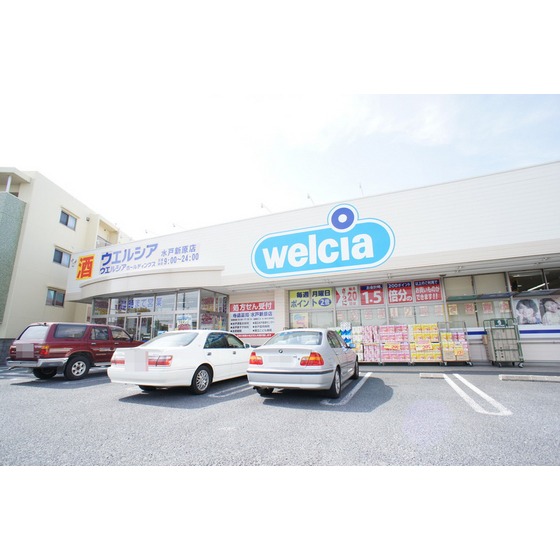 ドラックストア　ウエルシア水戸新原店（ドラッグストア）まで480m