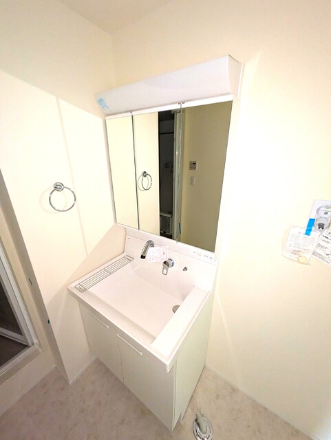 洗面設備　建築中です